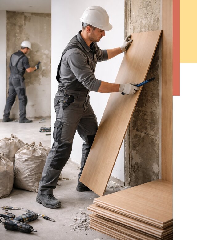 Демонтаж стеновых панелей в дзержинском от 3582 руб. за м² быстро и недорого | ОТДЕЛОЧНИК-Дзж