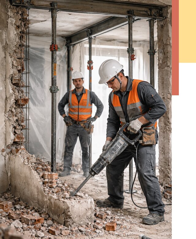 Снос несущих стен в дзержинском от 10490 руб. — демонтаж несущей стены под ключ | ОТДЕЛОЧНИК-Дзж