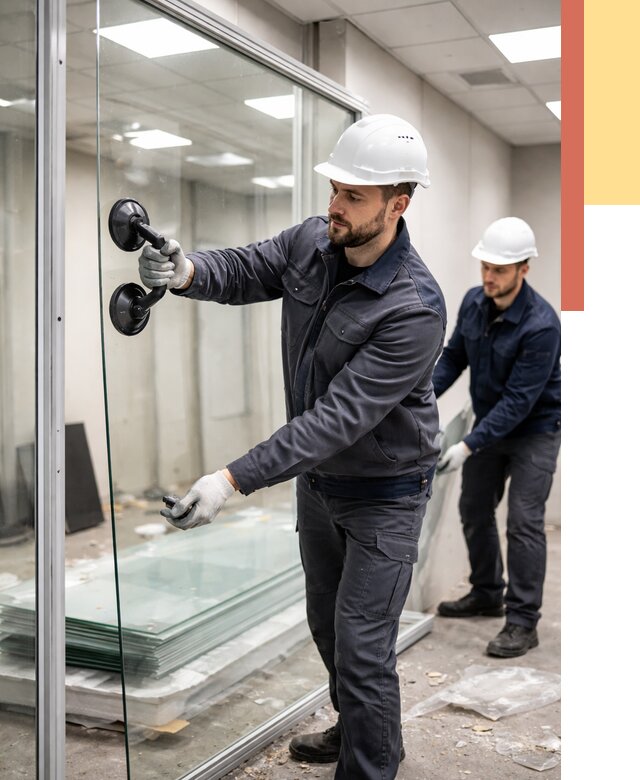 Демонтаж стеклянных перегородок в дзержинском от 3275 руб. — быстро и недорого | ОТДЕЛОЧНИК-Дзж