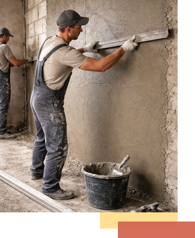 Штукатурка стен цементно-песчаная в дзержинском профессионально