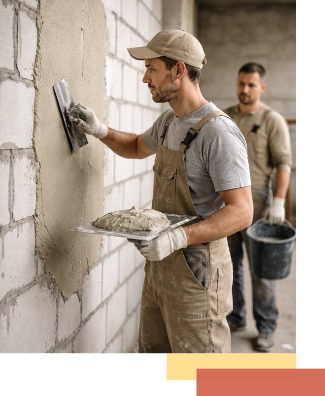 Штукатурка стен из газобетона в дзержинском под ключ