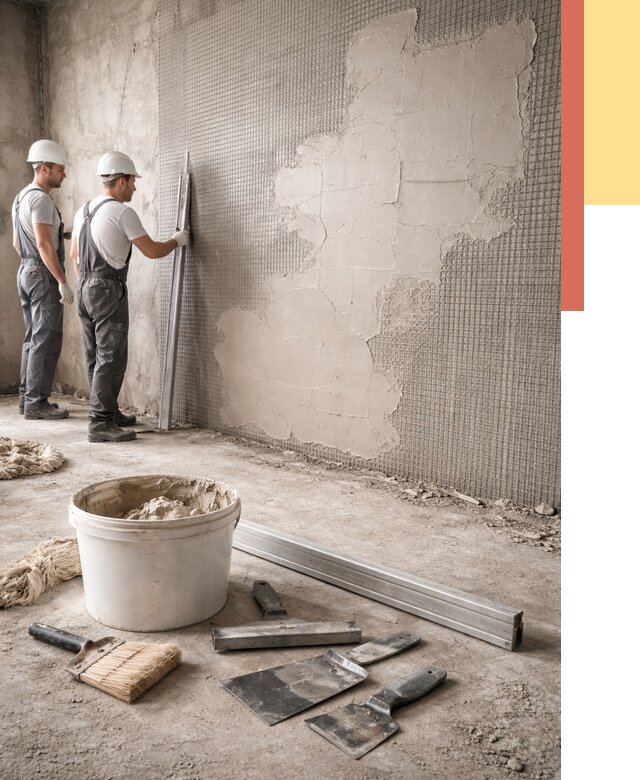 Штукатурка стен по сетке в дзержинском от 5629 руб./м2 — быстро и недорого | ОТДЕЛОЧНИК-Дзж