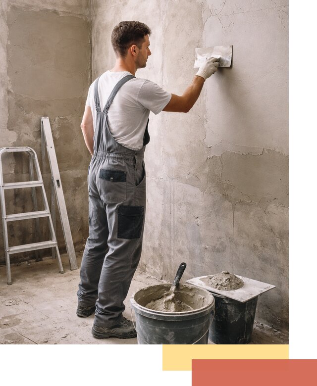 Штукатурка стен в ванной под ключ в дзержинском