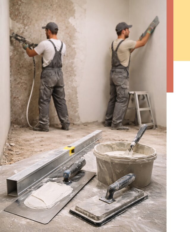 Штукатурка стен под обои в дзержинском от 4605 руб./м2 — выравнивание под обои | ОТДЕЛОЧНИК-Дзж