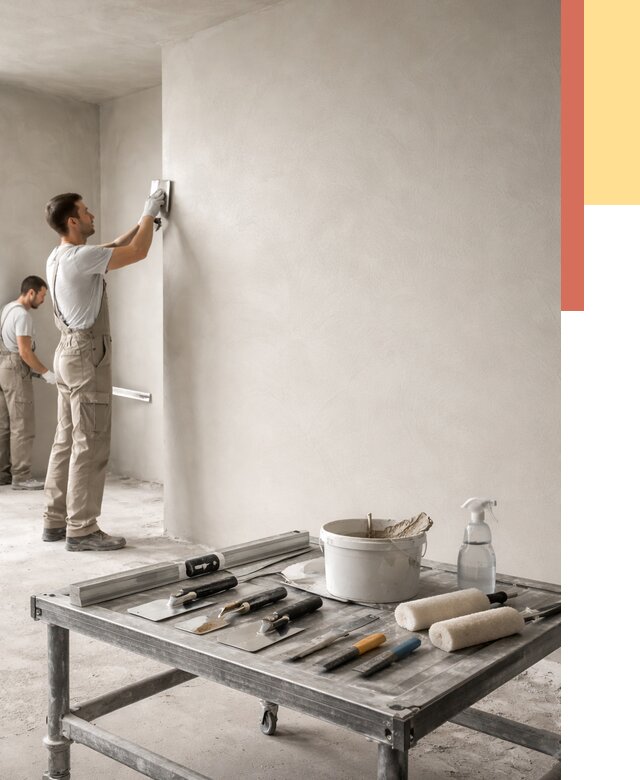 Штукатурка стен под покраску в дзержинском от 4605 руб./м² — качественно и недорого | ОТДЕЛОЧНИК-Дзж