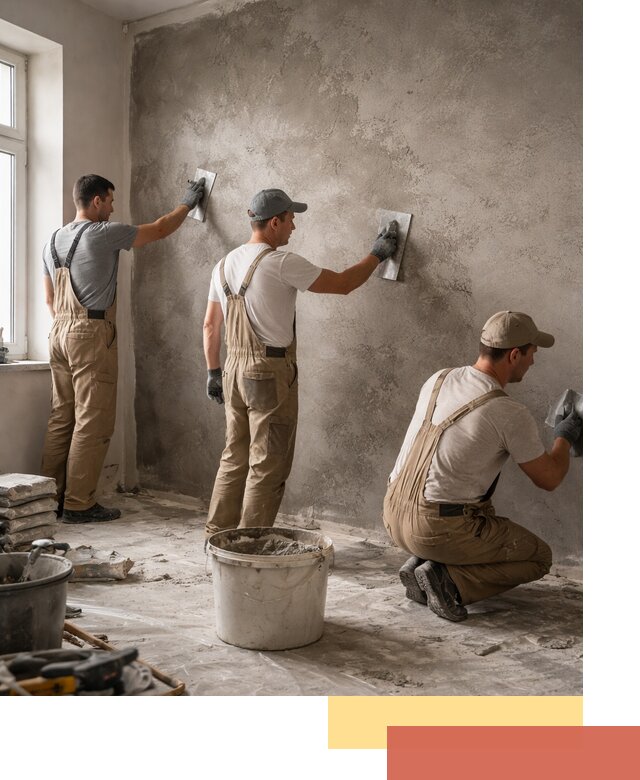 Декоративная штукатурка под бетон в дзержинском для стен и потолков