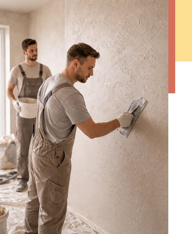 Фактурная штукатурка стен в дзержинском от 4298 руб./м² — заказать под ключ | ОТДЕЛОЧНИК-Дзж