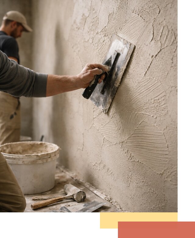 Фактурная штукатурка стен в дзержинском — монтаж, отделка, реставрация