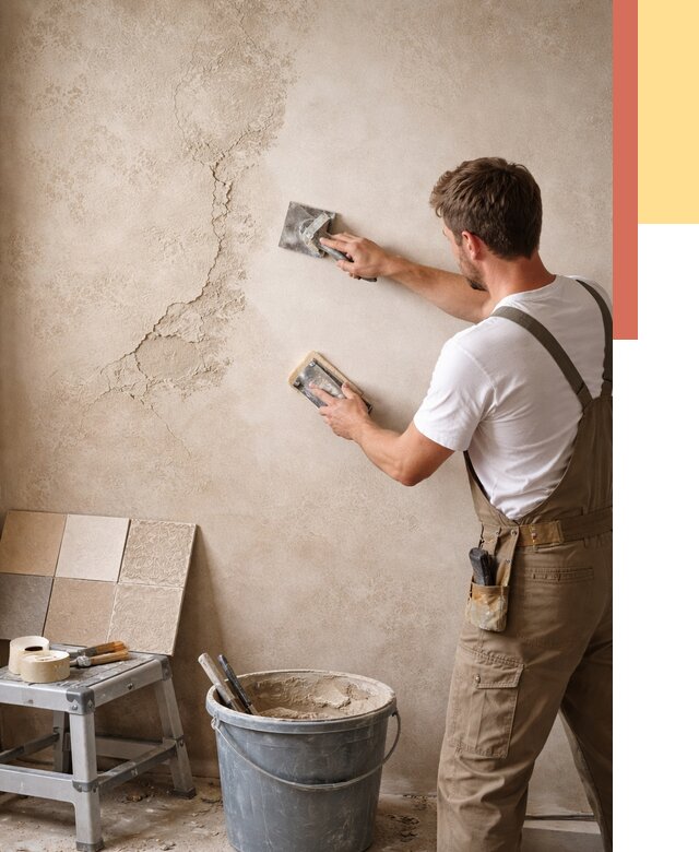 Ремонт декоративной штукатурки в дзержинском от 4605 руб. под ключ | ОТДЕЛОЧНИК-Дзж