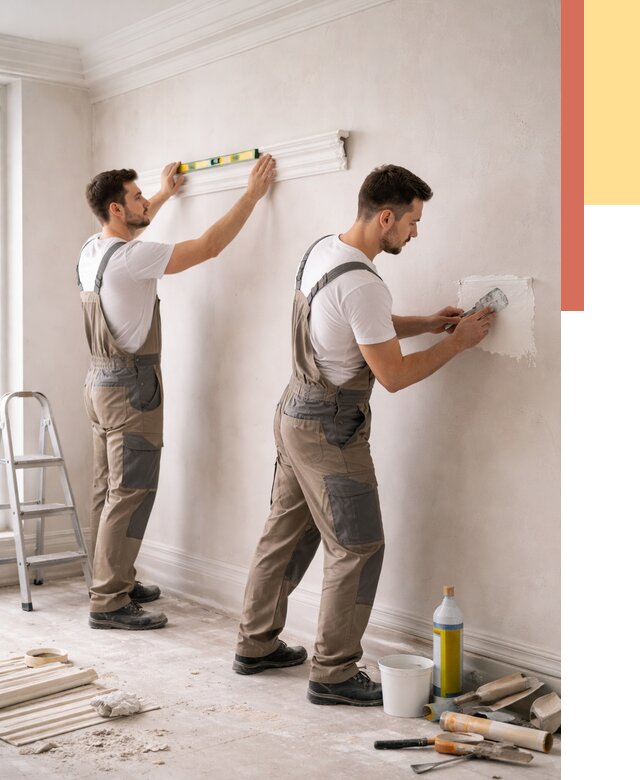 Монтаж лепнины на стены в дзержинском от 4605 руб. — недорого, быстро | ОТДЕЛОЧНИК-Дзж