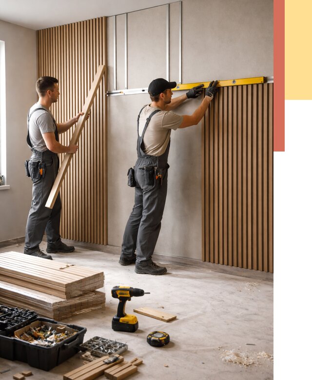 Монтаж реечных панелей на стены в дзержинском от 1228 руб. — быстро и недорого | ОТДЕЛОЧНИК-Дзж