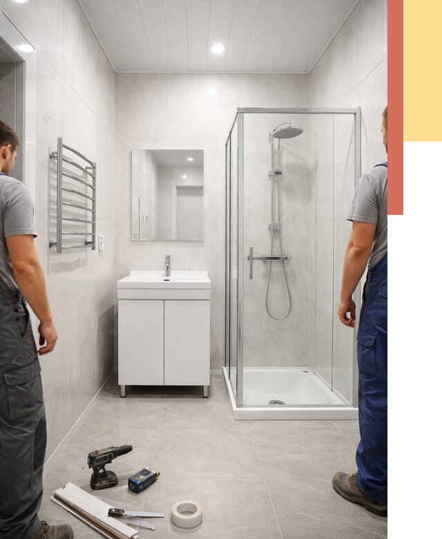 Отделка ванной комнаты панелями ПВХ в дзержинском от 4605 руб. за м2 | ОТДЕЛОЧНИК-Дзж