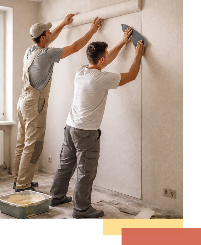 Поклейка виниловых обоев в дзержинском профессионально и качественно