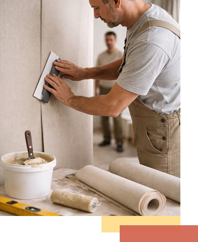 Поклейка текстильных обоев в дзержинском профессионально и аккуратно