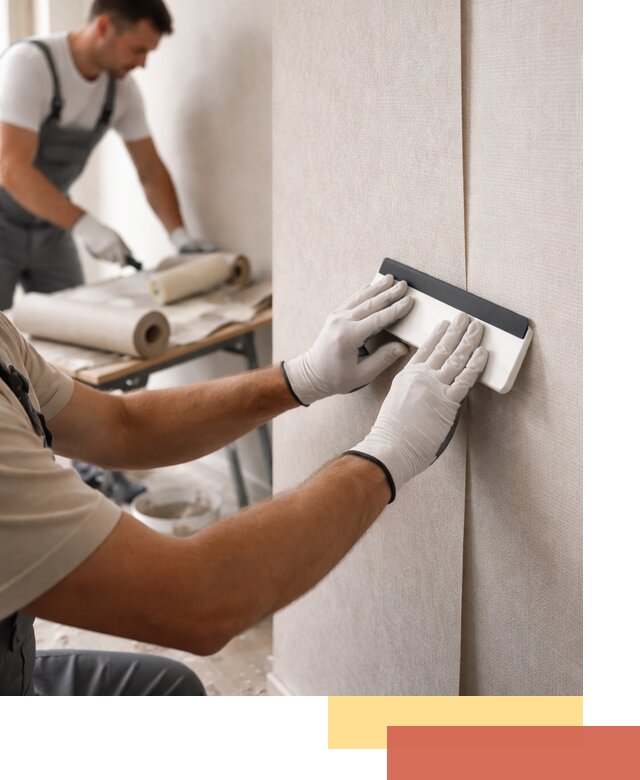 Поклейка обоев под покраску в дзержинском профессионально и быстро