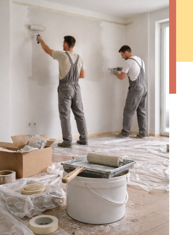 Покраска стен в квартире в дзержинском от 2559 руб/м2 — быстро и недорого | ОТДЕЛОЧНИК-Дзж