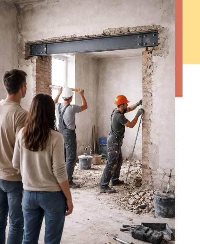 Усиление проема в стене в дзержинском от 9722 руб. — усиление дверного проема металлоконструкцией | ОТДЕЛОЧНИК-Дзж