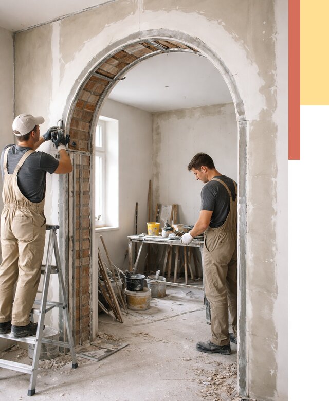 Устройство арочного проема в дзержинском от 9722 руб. под ключ — быстро и недорого | ОТДЕЛОЧНИК-Дзж