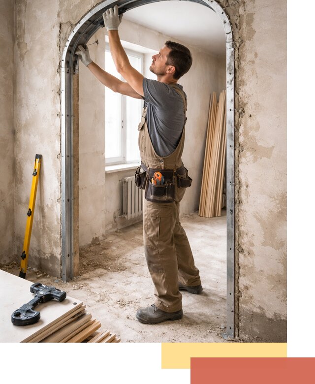 Устройство арочного проема в дзержинском под ключ