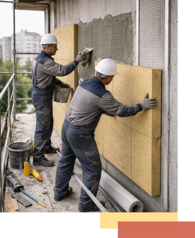 Утепление стен зданий и домов в дзержинском качественно и надежно