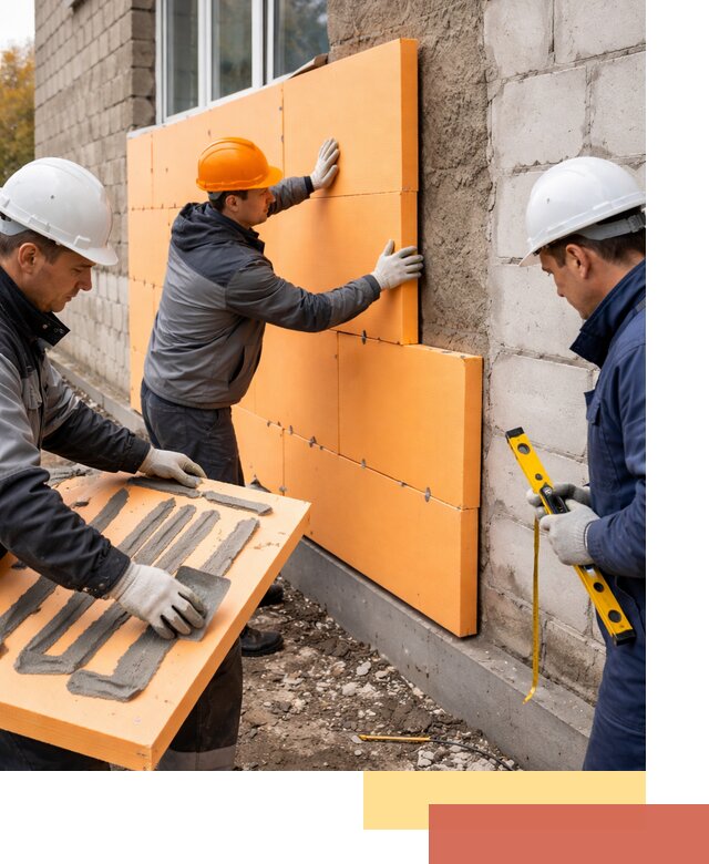 Утепление фасада пеноплексом под ключ в дзержинском