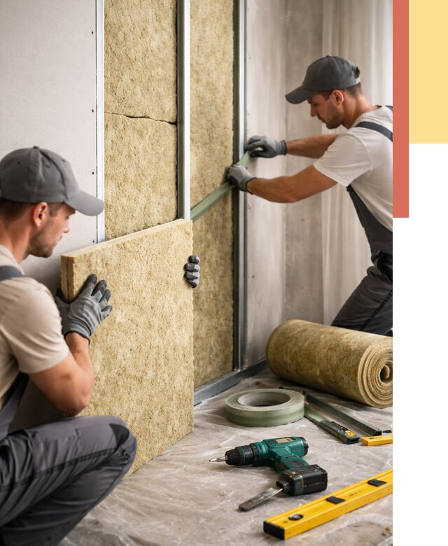 Шумоизоляция стен в дзержинском под ключ от 1893 руб. | ОТДЕЛОЧНИК-Дзж