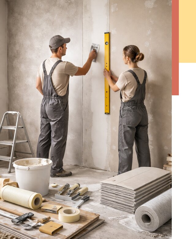 Отделка стен в дзержинском от 1535 руб/м² — недорого, быстро, под ключ | ОТДЕЛОЧНИК-Дзж