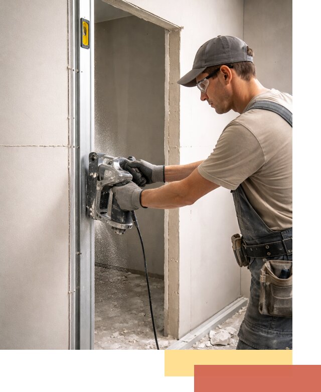 Устройство дверного проема в перегородке в дзержинском