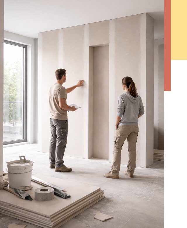 Зонирующая перегородка из гипсокартона в дзержинском от 2866 руб. под ключ | ОТДЕЛОЧНИК-Дзж