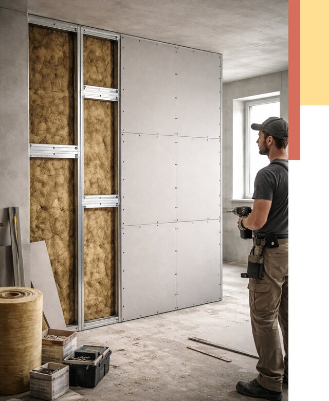 Усиленная перегородка под навеску в дзержинском от 13100 руб. — монтаж под ключ | ОТДЕЛОЧНИК-Дзж