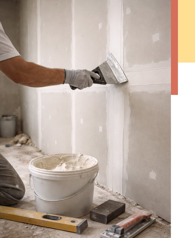 Шпаклевка перегородок из гипсокартона в дзержинском от 2559 руб. — услуги ОТДЕЛОЧНИК-Дзж