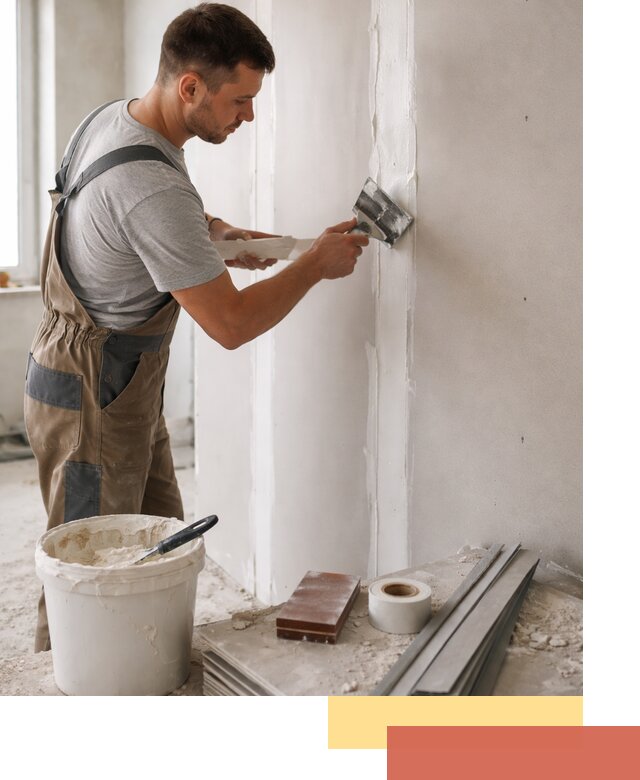 Шпаклевка перегородок из гипсокартона в дзержинском качественно и быстро