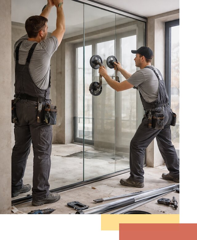 Цельностеклянные перегородки под ключ в дзержинском