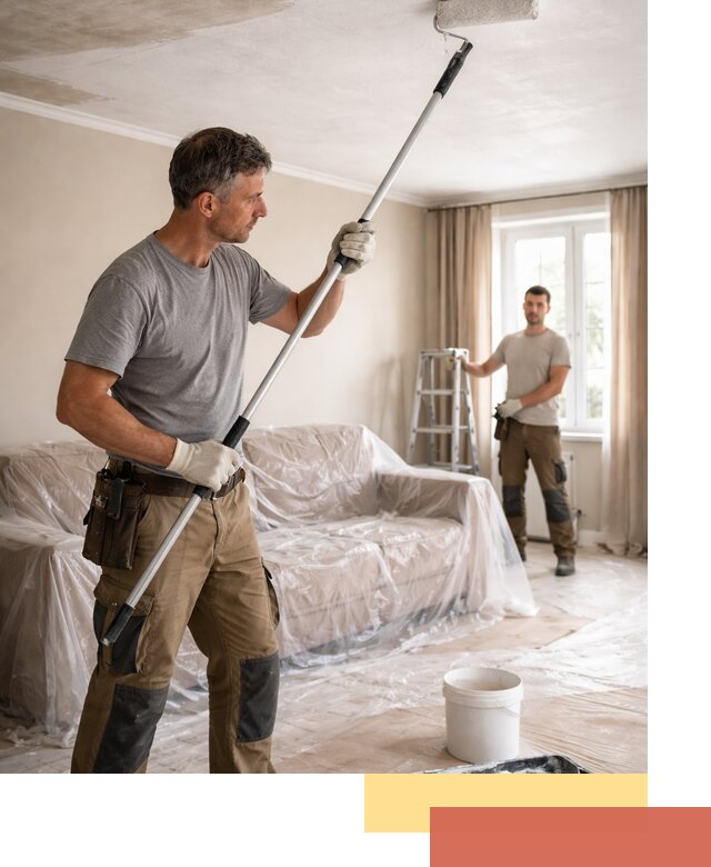 Грунтовка потолка в дзержинском — подготовка под покраску и отделку