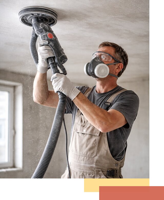 Шлифовка потолка в дзержинском — качественная подготовка под отделку