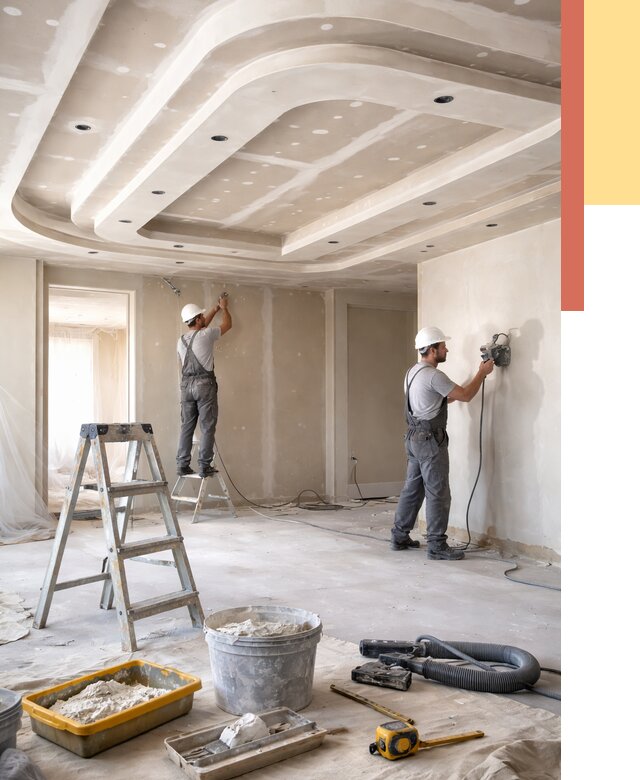 Многоуровневый потолок из гипсокартона в дзержинском от 768 руб. под ключ | ОТДЕЛОЧНИК-Дзж