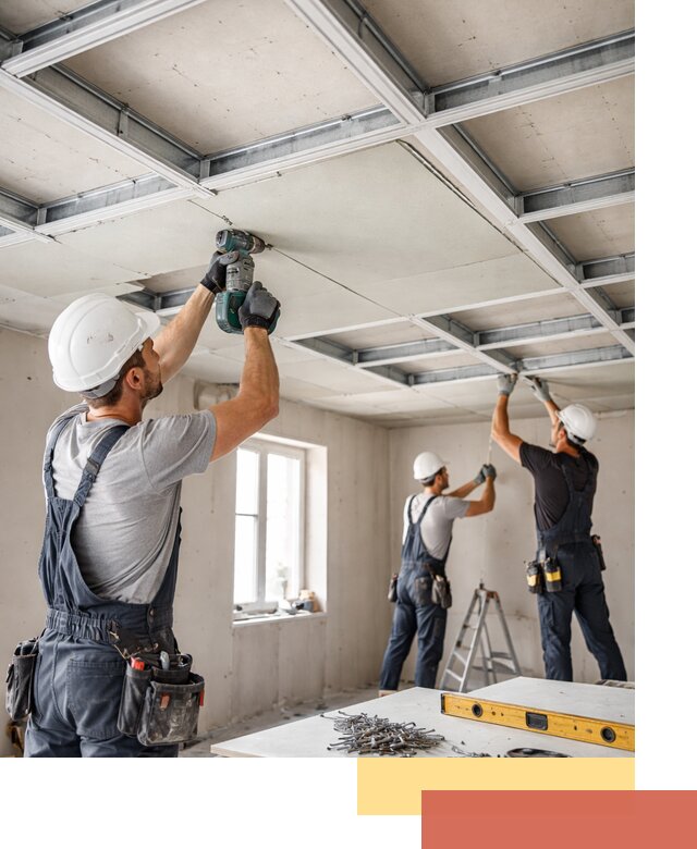 Кессонный потолок из гипсокартона под ключ в дзержинском