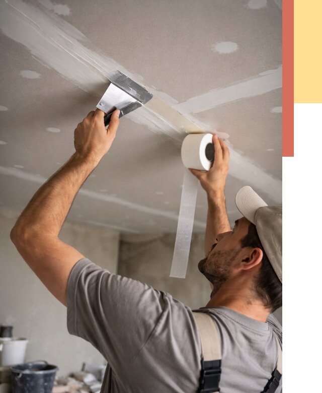 Обработка швов потолка ГКЛ в дзержинском от 7676 руб. под ключ | ОТДЕЛОЧНИК-Дзж