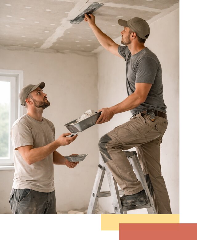 Шпаклевка потолка из гипсокартона в дзержинском качественно и быстро