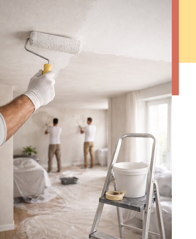 Покраска потолка акриловой краской в дзержинском от 2559 руб. | ОТДЕЛОЧНИК-Дзж