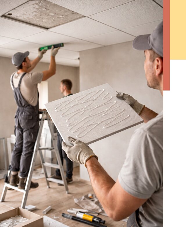 Монтаж потолочной плитки в дзержинском от 4605 руб. — быстро и недорого | ОТДЕЛОЧНИК-Дзж