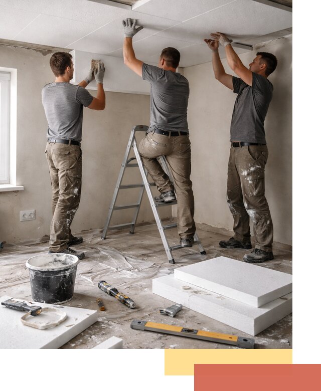 Утепление потолка пенопластом в дзержинском быстро и качественно