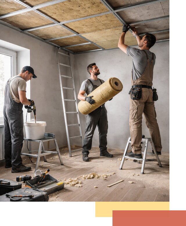 Шумоизоляция потолка в дзержинском: профессиональный монтаж и отделка